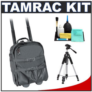 Tamrac 5265 CyberPack Digital SLR Multi Purpose Rolling Photo/Computer Backpack with Deluxe Photo/Video Tripod + Accessory Kit - Digital Cameras and Accessories - Hip Lens.com