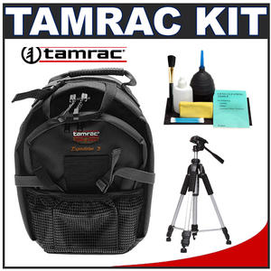 Tamrac 5273 Expedition 3 Digital SLR Photo Backpack (Black) with Deluxe Photo/Video Tripod + Accessory Kit - Digital Cameras and Accessories - Hip Lens.com