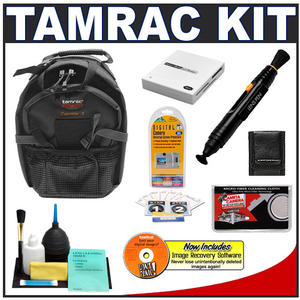 Tamrac 5273 Expedition 3 Digital SLR Photo Backpack (Black) with Reader + Cleaning Kit + LCD Protectors + Accessory Kit - Digital Cameras and Accessories - Hip Lens.com