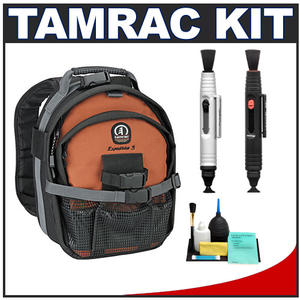 Tamrac 5273 Expedition 3 Digital SLR Photo Backpack (Rust/Black) with Complete Cleaning Kit - Digital Cameras and Accessories - Hip Lens.com