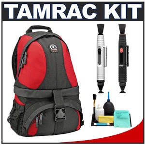 Tamrac 5547 Adventure 7 Digital SLR Backpack (Red/Black) with Complete Cleaning Kit - Digital Cameras and Accessories - Hip Lens.com