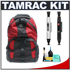 Tamrac 5549 Adventure 9 Digital SLR Backpack (Red/Black) with Complete Cleaning Kit - Digital Cameras and Accessories - Hip Lens.com