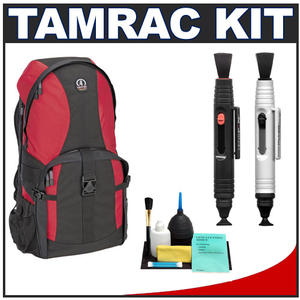 Tamrac 5550 Adventure 10 Digital SLR Backpack (Red/Black) with Complete Cleaning Kit - Digital Cameras and Accessories - Hip Lens.com