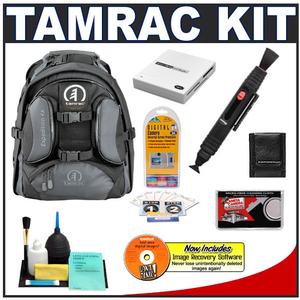 Tamrac 5584 Expedition 4x Photo Digital SLR Camera Backpack (Gray/Black) with Reader + Cleaning Kit + LCD Protectors + Accessory Kit - Digital Cameras and Accessories - Hip Lens.com