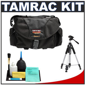 Tamrac 5606 System 6 Pro Digital SLR Camera Bag (Black) with Deluxe Photo/Video Tripod + Accessory Kit - Digital Cameras and Accessories - Hip Lens.com