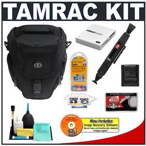 Tamrac 5625 Pro Digital SLR Zoom 5 Camera Holster Bag (Black) with Reader + Cleaning Kit + LCD Protectors + Accessory Kit - Digital Cameras and Accessories - Hip Lens.com