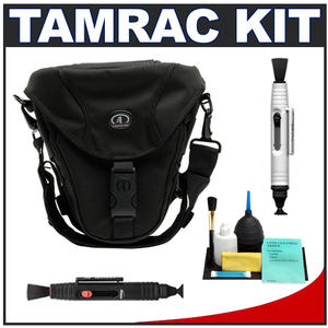 Tamrac 5627 Pro Digital Zoom 7 SLR Bag (Black) with Complete Cleaning Kit - Digital Cameras and Accessories - Hip Lens.com