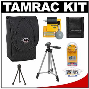 Tamrac 5689 Pro Compact Digital Camera Bag (Black) with Tripod + LCD Protectors + Cleaning Kit + Accessory Kit - Digital Cameras and Accessories - Hip Lens.com