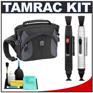 Tamrac 5765 Velocity 5x Photo Hip Digital SLR Camera Pack/Bag (Black) with Complete Cleaning Kit - Digital Cameras and Accessories - Hip Lens.com