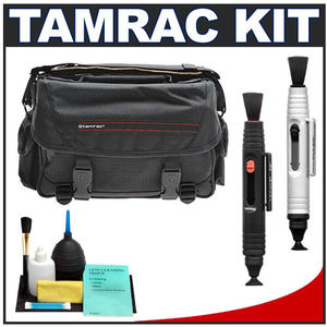 Tamrac 608 Pro System 8 Digital SLR Photography Bag (Black) with Complete Cleaning Kit - Digital Cameras and Accessories - Hip Lens.com