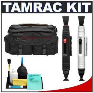 Tamrac 614 Super Pro 14 Digital SLR Camera Bag (Black) with Complete Cleaning Kit - Digital Cameras and Accessories - Hip Lens.com