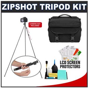 Tamrac ZipShot 44" Compact  Ultra-Light Tripod with Spring Open Legs with Precision Design 2000 Case + Accessory Kit - Digital Cameras and Accessories - Hip Lens.com