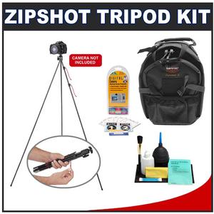 Tamrac ZipShot 44" Compact  Ultra-Light Tripod with Spring Open Legs with Tamrac 5273 Expedition 3 Backpack + Accessory Kit - Digital Cameras and Accessories - Hip Lens.com