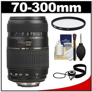 Tamron 70-300mm f/4-5.6 Di LD Macro 1:2 Zoom Lens (BIM) (for Nikon Cameras) with UV Filter + Cleaning Kit - Digital Cameras and Accessories - Hip Lens.com
