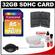 Transcend 32GB HC SecureDigital Class 10 (SDHC) Ultimate Ultra-High-Speed Card with Memory Card Case + Canon Cleaning Kit