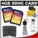 Transcend 4GB HC SecureDigital Class 10 (SDHC) Ultimate Ultra-High-Speed Card (2 PACK) with Memory Card Case + Cleaning Kit
