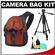 Vanguard BIIN 37 Digital SLR Camera Sling Backpack Case (Orange) with Deluxe Photo/Video Tripod + Accessory Kit