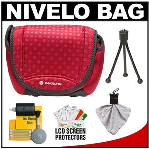 Vanguard Nivelo 15 Mirrorless Interchangeable Lens Digital Camera Case (Red) with Accessory Kit - Digital Cameras and Accessories - Hip Lens.com