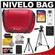 Vanguard Nivelo 15 Mirrorless Interchangeable Lens Digital Camera Case (Red) with NP-FW50 Battery + 16GB SD Card + Tripod + Accessory Kit