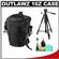 Vanguard Outlawz 16Z Digital SLR Camera Holster Bag/Case (Black) with Tripod + Cleaning Kit