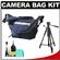Vanguard Sydney 18 Messenger Digital SLR Camera Bag/Case (Blue) with Deluxe Photo/Video Tripod + Accessory Kit