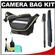 Vanguard Sydney 18 Messenger Digital SLR Camera Bag/Case (Olive) with Monopod + Accessory Kit