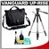 Vanguard Up-Rise 38 Messenger Digital SLR Camera & Laptop Bag/Case (Black) with Deluxe Photo/Video Tripod + Accessory Kit
