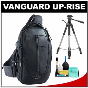 Vanguard Up-Rise 43 Digital SLR Camera Backpack Case (Black) with Deluxe Photo/Video Tripod + Accessory Kit - Digital Cameras and Accessories - Hip Lens.com