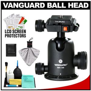 Vanguard SBH-100 Magnesium Alloy Ball Head with Quick Release Supports 22 lbs. / includes Accessory Kit - Digital Cameras and Accessories - Hip Lens.com