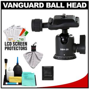 Vanguard SBH-20 Magnesium Alloy Ball Head with Quick Release Supports 8.8 lbs. / includes Accessory Kit - Digital Cameras and Accessories - Hip Lens.com
