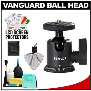 Vanguard SBH-20P Magnesium Alloy Ball Head with Quick Release Supports 8.8 lbs. / includes Accessory Kit - Digital Cameras and Accessories - Hip Lens.com