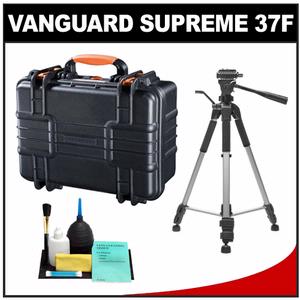 Vanguard Supreme 37F Waterproof and Airtight Hard Case with Foam with Tripod + Cleaning Kit - Digital Cameras and Accessories - Hip Lens.com