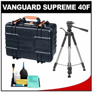 Vanguard Supreme 40F Waterproof and Airtight Hard Case with Foam with Tripod + Cleaning Kit - Digital Cameras and Accessories - Hip Lens.com