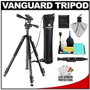 Vanguard Alta+ 263AP Aluminum Alloy Tripod with PH-32 Panhead & Case with Cleaning Accessory Kit - Digital Cameras and Accessories - Hip Lens.com