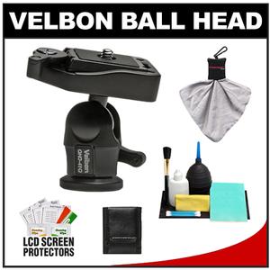 Velbon QHD-41Q Aluminum Ball Head with Quick Release with Cleaning Accessory Kit - Digital Cameras and Accessories - Hip Lens.com
