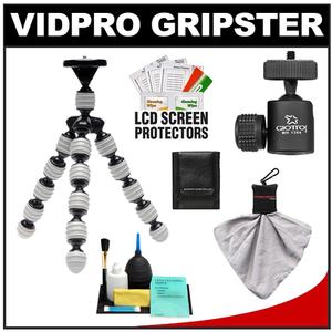 Vidpro GP-22 Gripster II Flexible Digital SLR Camera Tripod with Ball Head + Accessory Kit - Digital Cameras and Accessories - Hip Lens.com