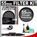 Vivitar 55mm Circular Polarizer Glass Filter with LensPen + CapKeeper + Lens Cleaning Kit