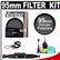 Vivitar 95mm Circular Polarizer Glass Filter with LensPen + CapKeeper + Lens Cleaning Kit