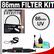 Vivitar 86mm UV Glass Filter with Filter Case + CapKeeper + Lens Cleaning Kit