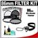 Vivitar 86mm (UV + Circular Polarizer) Glass Filter with Filter Case + CapKeeper + Lens Cleaning Kit