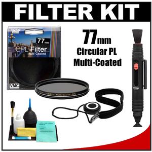 Vivitar Series 1 77mm Multi-Coated Circular Polarizer Glass Filter with Lenspen + CapKeeper + Cleaning Kit - Digital Cameras and Accessories - Hip Lens.com