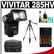 Vivitar 285 HV Zoom Thyristor Auto Electronic Flash with (4) AA Batteries & Charger + Case + Tripod + Accessory Kit