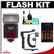 Vivitar Series 1 DF-383 Power Zoom AF Flash (For Pentax/Samsung) with (4) AA Batteries & Charger + Bracket + Cord + Accessory Kit