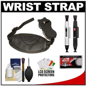 Zeikos Professional Wrist Grip Strap for Digital SLR Cameras with Cleaning Accessory Kit - Digital Cameras and Accessories - Hip Lens.com
