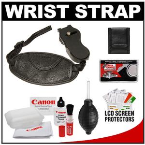 Zeikos Professional Wrist Grip Strap for Digital SLR Cameras with Canon Cleaning Accessory Kit - Digital Cameras and Accessories - Hip Lens.com