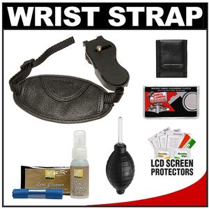 Zeikos Professional Wrist Grip Strap for Digital SLR Cameras with Nikon Cleaning Accessory Kit - Digital Cameras and Accessories - Hip Lens.com