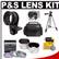 Zeikos Universal Lens Adapter for Compact Digital Cameras with 0.5x Wide Angle & 2x Telephoto Lenses + (3) Filters + Case + Accessory Kit