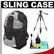 Zeikos ZE-BP2-S Deluxe Sling Digital SLR Camera Backpack Case (Black/Silver) with Tripod + Cleaning Kit