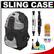 Zeikos ZE-BP2-S Deluxe Sling Digital SLR Camera Backpack Case (Black/Silver) with Lenspens + Screen Protectors + Cleaning Kit