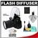 Zeikos Universal Soft Screen Pop-Up Flash Diffuser with Cleaning Accessory Kit